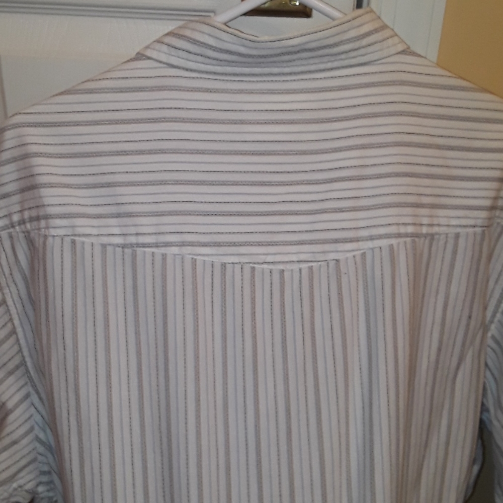 Men's snap front button short sleeve shirt - Picture 3 of 4
